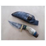 Handmade Damascus Knife - 7"