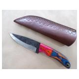 Handmade Damascus Knife - 9"