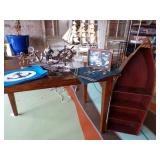 Nautical Themed Decor Items & Shelving Unit