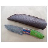 Handmade Damascus Knife - 9"