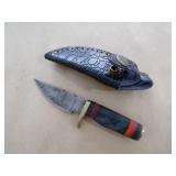 Handmade Damascus Knife - 7"