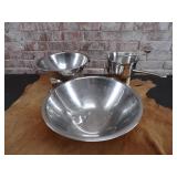 Stainless Steel Mixing Bowl, Collander, Fruit