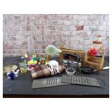 MCM Iron, Hair Dryer, Heating Pad, Trinkets