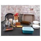 Pyrex  Blue Fridge Dish #502, Bakeware,