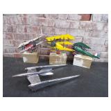 1950s Olds Rocket Hood Ornament, 1970s Homco