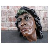 Hiawatha Face Plaster Cast, Tobacco Store Display