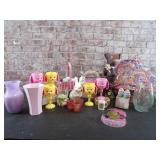 Vintage Peter Rabbit Goblets, Easter Decor