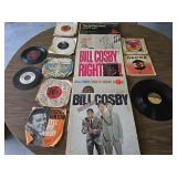 LPs - Bill Cosby, various 45s