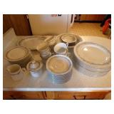 China Set with Serving Platters