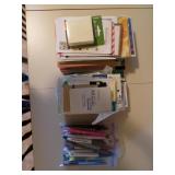 Notepads, Pencils, Pens