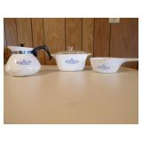Corningware - Cornflower Pattern
