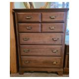 Maple 5 Drawer Dresser - Style Mart