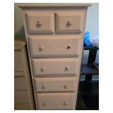 5 Drawer Wooden Chest - contents included