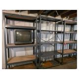 Tall Metal Shelving Units - 5 shelf S/3