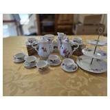 Fred Roberts Pink Rose Tea Set