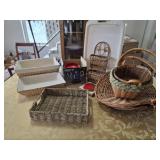Baskets, Lap Tray, Fondue Set
