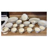 Grindley - Silver Rimmed Dishes