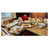 Bright Strawberry Themed Dishes