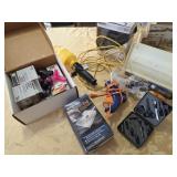 Glue Guns, Work Light, Seat Covers, Mini Tool Kit