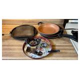 Skillets, Ice Cream Scoop, Rabbit Tray