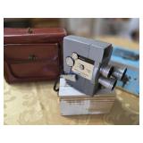 Wollensak 8 mm Camera, Case, Tripod