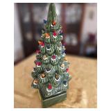 Lighted Vintage Roman Ceramic Tree - 17"