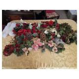 Christmas Swags, Candle Rings, Florals