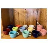 Fiesta Coffee Mugs and Mug Trees