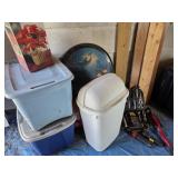 Plastic Totes, Trash Can, Household tool set,