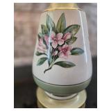 Pair of Handpainted MCM Lamps
