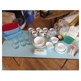 Corelle Dishes, Plastic Storage Containers,