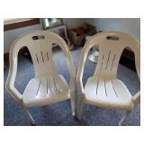 Plastic chairs