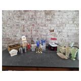 Stir Crazy popcorn maker, S&P shakers,