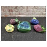 Royal Haeger covered dish, ceramic veggie themed