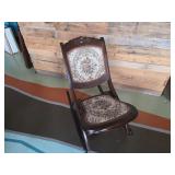 Early Century Folding Rocking Chair
