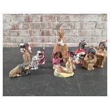Native American Nativity Set