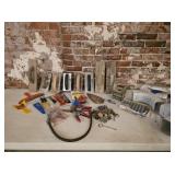 Mortar & concrete tools, gutter supplies,