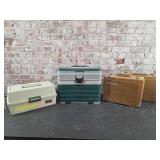 Tackle boxes, contents included