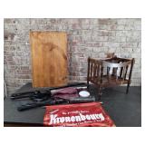 Vintage Wooden Folding Accent Table,