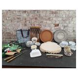 Wall mounted Knife block, kitchen utensils,