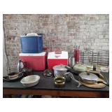 Coolers, BBQ Grilling Rib Racks, Stanley