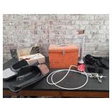 Pressure washer hose attachment, nylon straps,