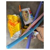 Plastic Blow-up Kiddie Poools, Pool Noodles