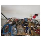 Cabinet Top - contents as shown - vise NOT