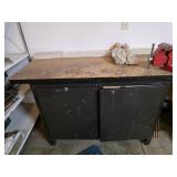 Craftsman Tool Cabinet w/ mounted vise
