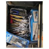 Crescent wrenches, pliers, torque wrench