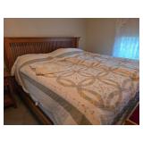 Mission Style Headboard, Mattress, Box Springs