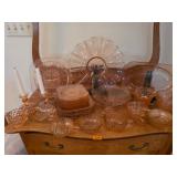 Vintage Pink Depression Glass Collection