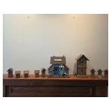 Collection of Decorative Birdhouses