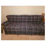 Flexsteel Masquerader Plaid Sofa Sleeper